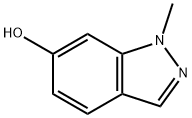6-ヒドロキシ-1-メチル-1H-インダゾール 化学構造式