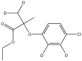 氯贝特-D4, 1189654-03-2, 结构式