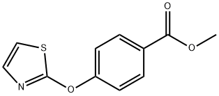 methyl 4-(thiazol-2-yloxy)benzoate 结构式