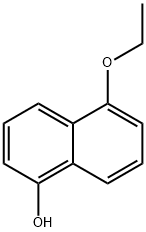 1-Ethoxy-5-hydroxynaphthalene 化学構造式