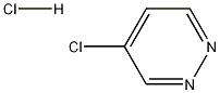 4-クロロピリダジン塩酸塩 化学構造式