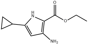 Ethyl 3-amino-5-cyclopropyl-1H-pyrrole-2-carboxylate