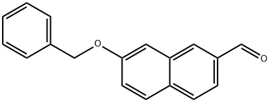 7-(benzyloxy)-2-naphthaldehyde Struktur
