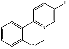5-bromo-2-(2-methoxyphenyl)pyridine 化学構造式