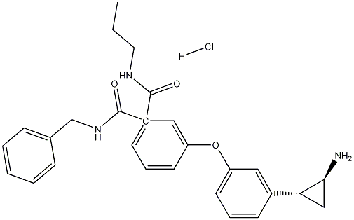 (S)-trans-N-3-{3-(2-Aminocyclopropyl)phenoxy}-1-benzylcarbamoyl propylbenzamide Hydrochloride|N-[(1S)-3-[3-(反-2-氨基环丙基)苯氧基]-1-(苄基氨基甲酰)丙基]苯甲酰胺盐酸盐