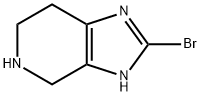 2-Bromo-4,5,6,7-tetrahydro-3H-imidazo[4,5-c]pyridine Struktur
