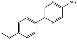 5-(4-methoxyphenyl)pyrazin-2-amine Structure