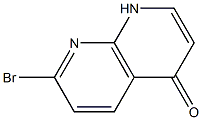 7-溴-1,8-萘啶-4(1H)-酮, 1198413-17-0, 结构式