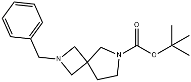 tert-butyl 2-benzyl-2,6-diazaspiro[3.4]octane-6-carboxylate Structure
