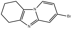 Pyrido[1,2-a]benzimidazole, 3-bromo-6,7,8,9-tetrahydro- 化学構造式