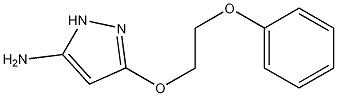 5-AMINO-3-(2-PHENOXYETHOXY)-1H-PYRAZOL Structure