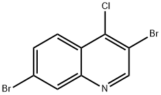 4-Chloro-3,7-dibromoquinoline Structure