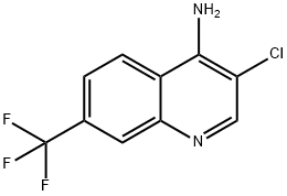 4-Amino-3-chloro-7-trifluoromethylquinoline Structure