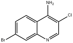 4-Amino-7-bromo-3-chloroquinoline Structure