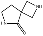 2,6-ジアザスピロ[3.4]オクタン-5-オン 化学構造式