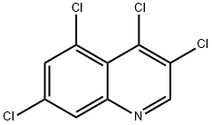 3,4,5,7-Tetrachloroquinoline Struktur