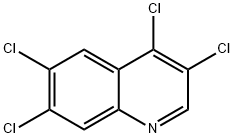 3,4,6,7-Tetrachloroquinoline 化学構造式