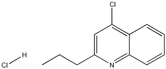 4-Chloro-2-propylquinoline hydrochloride 化学構造式