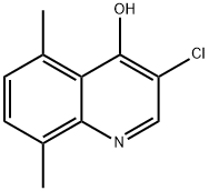 3-Chloro-5,8-dimethyl-4-hydroxyquinoline Structure