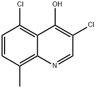 3,5-Dichloro-4-hydroxy-8-methylquinoline,1204810-47-8,结构式