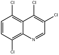 3,4,5,8-Tetrachloroquinoline 化学構造式