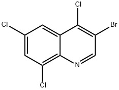 3-Bromo-4,6,8-trichloroquinoline,1204811-80-2,结构式