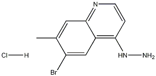 6-Bromo-4-hydrazino-7-methylquinoline hydrochloride|