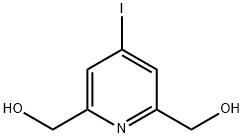 4-Iodo-2,6-bis(hydroxymethyl)pyridine Struktur