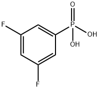 (3,5-二氟苯基)磷酸 结构式