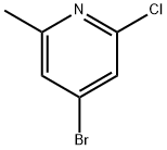 4-BROMO-2-CHLORO-6-METHYLPYRIDINE 结构式