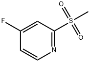 4-Fluoro-2-(methylsulfonyl)pyridine Structure