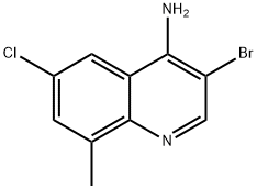 4-아미노-3-브로모-6-클로로-8-메틸퀴놀린