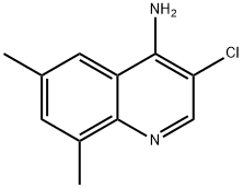 4-Amino-3-chloro-6,8-dimethylquinoline,1208941-89-2,结构式
