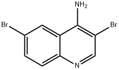 4-Amino-3,6-dibromoquinoline Structure
