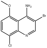 4-아미노-3-브로모-8-클로로-5-메톡시퀴놀린
