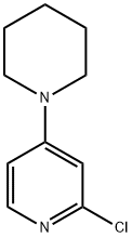 2-クロロ-4-(ピペリジン-1-イル)ピリジン 化学構造式
