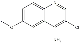 4-Amino-3-chloro-6-methoxyquinoline Structure