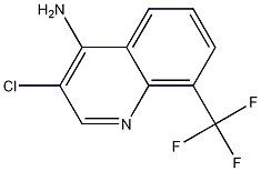 4-Amino-3-chloro-8-trifluoromethylquinoline Structure