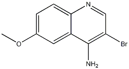 4-Amino-3-bromo-6-methoxyquinoline Struktur