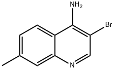 4-Amino-3-bromo-7-methylquinoline Structure