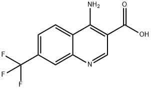 4-Amino-7-(trifluoromethyl)quinoline-3-carboxylic acid Structure