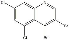 3,4-Dibromo-5,7-dichloroquinoline Struktur