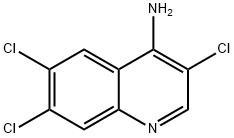 4-Amino-3,6,7-trichloroquinoline Structure