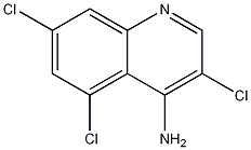4-Amino-3,5,7-trichloroquinoline Structure