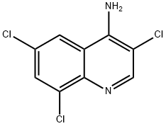 4-Amino-3,6,8-trichloroquinoline Structure