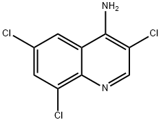 4-амино-3,6,8-trichloroquinoline структура