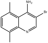 4-Amino-3-bromo-5,8-dimethylquinoline 结构式