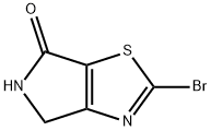 2-溴-4H 吡咯并[3,4-D]噻唑-6(5H)-酮 结构式