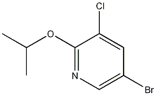 5-bromo-3-chloro-2-isopropoxypyridine Struktur