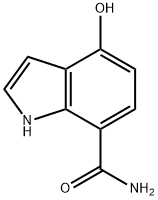 4-羟基-1H-吲哚-7-甲酰胺,1211594-40-9,结构式